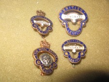4 RARE OLD BRITISH LEGION