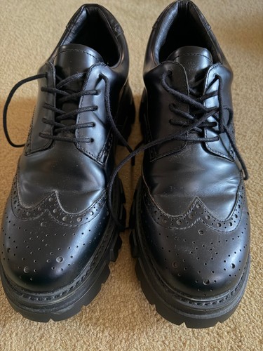 Ash brogue lace - up, black