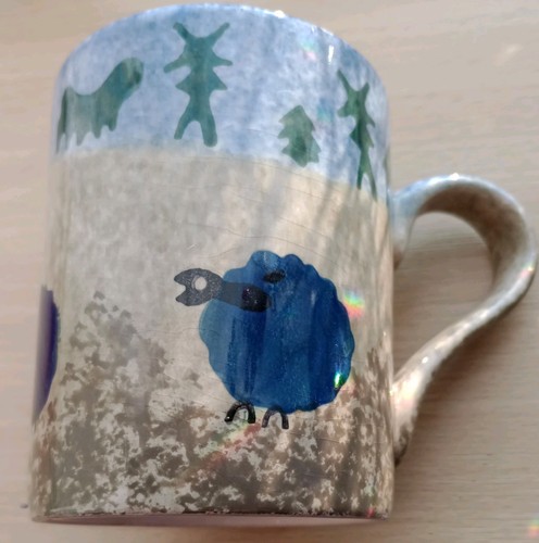 Vintage arthur woods mug blue - vintage,