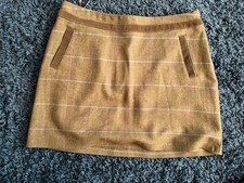 Joules Hazel Brown Tweed Skirt