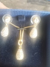 Swarovski Earrings and Pendant