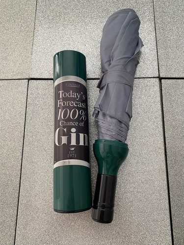 Gin bottle folding umbrella - folding,