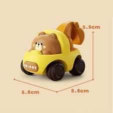 Kids Pull Back Excavator Toy