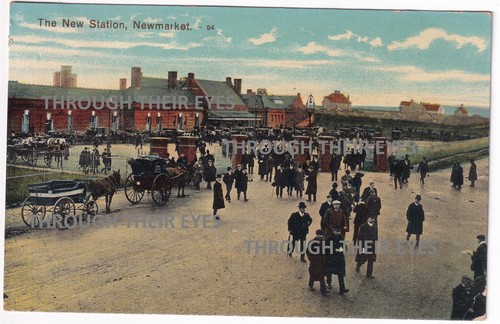 Postcard the new - new, railway