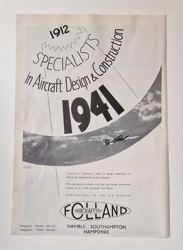 Folland specialists 1941 - 'specialists',