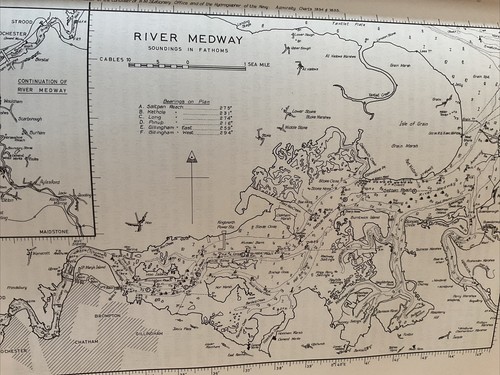Vintage sea chart nautical - sea,