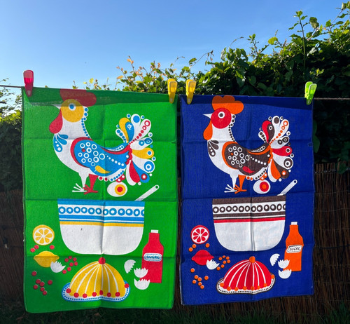 Vintage portugal tea towel - 2,