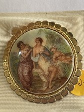 Vintage Scarf Clip Limoges Or
