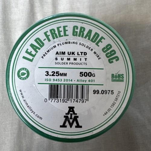 Lead free grade 99c 25mm - grade,