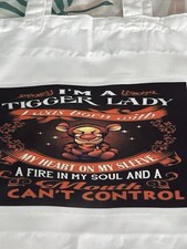 Winnie The Pooh Tigger Quote Tote Bag Printed Both Sides New