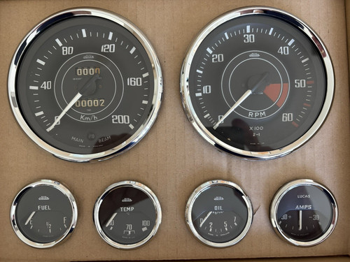 Triumph tr4 jaeger gauge - tr4, set