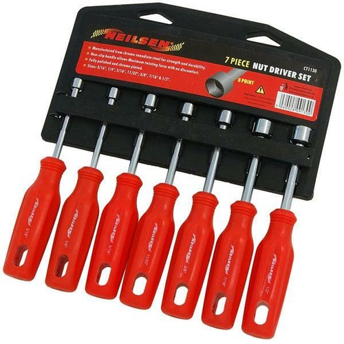 7pc nut driver - driver, 3/16"