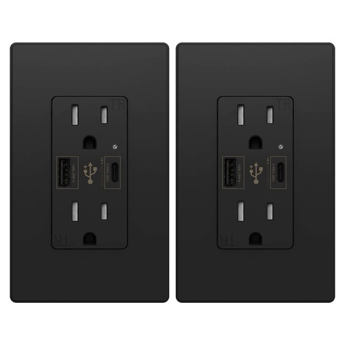 2pack usb outlet with - 2pack,