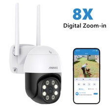 ANNKE 4MP PTZ Wifi CCTV Full Color IP Camera 8X Digital Zoom In Two-Way Audio