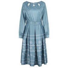 Lindy Bop Dress Fairisle Deer
