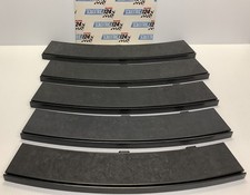 5 x Scalextric SUPER 124 30° INNER CURVE OUTER TRACK BORDERS 24B/51 (PRE-LOVED)