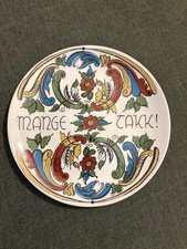 Vintage Mid Century Figgjo Norwegian Plate ‘Mange Takk’ - Many Thanks. Norway