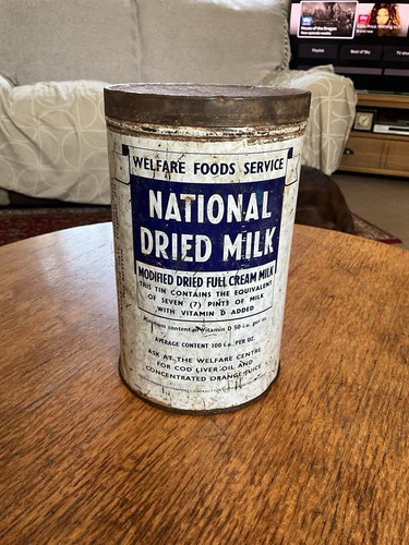Vintage tin national dried - tin,