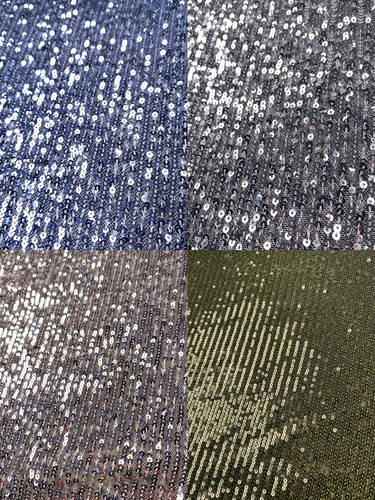Stretch multi sequin mesh - stretch,