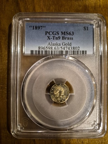 1897 alaska gold - alaska, $1