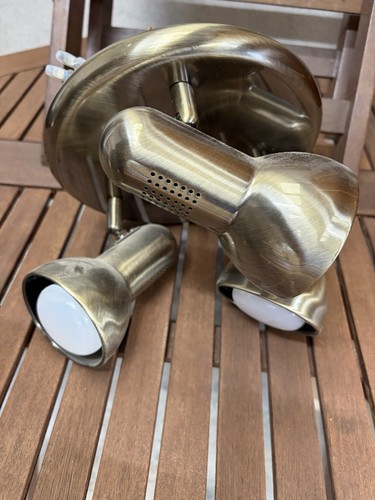 Antique brushed brass light - antique, 3