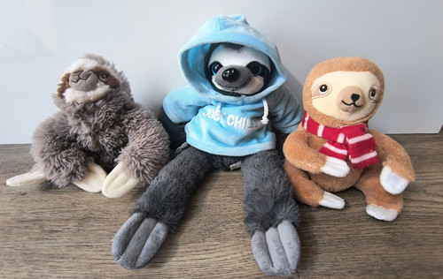 Bundle sloth plush - x3,