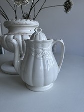 White Ironstone  Wheat Design
