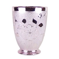 Pretty Pink Chrome Vases