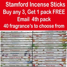 Incense Sticks Stamford Incense | Burning Incense | Buy 3 get 1 FREE |  India