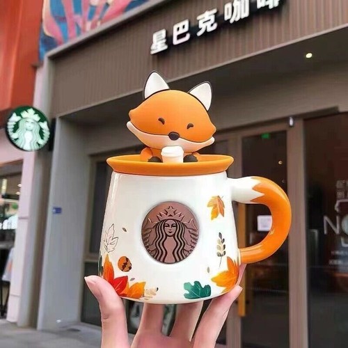 Starbucks autumn forest - starbucks, maple