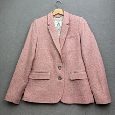 JOULES Tweed Jacket UK 10 Pink