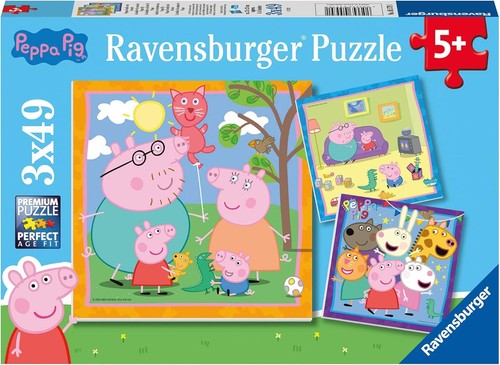 Peppa pig puzzle 49 piece - puzzle,