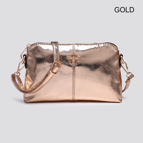 Glamorous metallic faux - metallic,