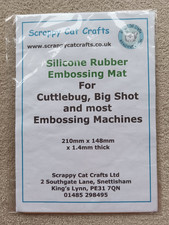 Scrappy Cat Crafts Silicone Rubber Embossing Mat