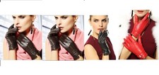 Women Ladies Girls Leather gloves Winter Driving Party Formal Office New Fashion