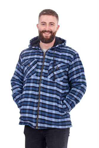 Mens flannel padded work - flannel,