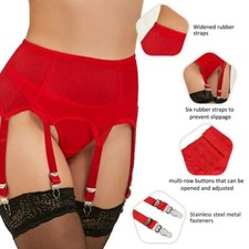 6 Strap Suspender Belt Sexy
