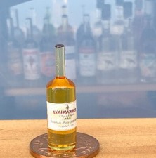 Dolls House Courvoisier Brandy Label On A Glass Bottle 1:12 Scale tumdee