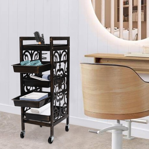 Tier vintage salon trolley - 5-tier,