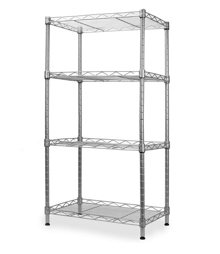 Metal shelving unit tier - metal,