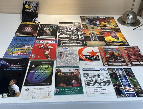 Rugby union programmes - rugby,