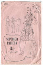 1940s Vintage Sewing Pattern