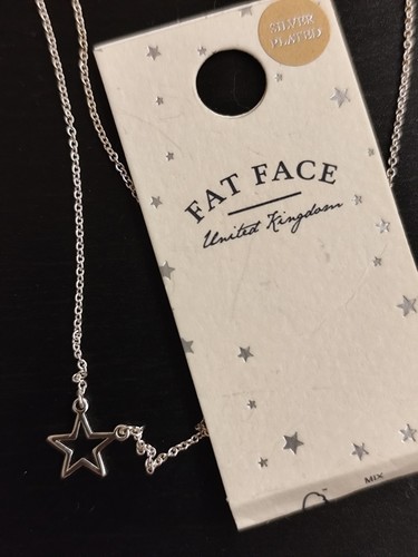 Fat face star - face, necklace