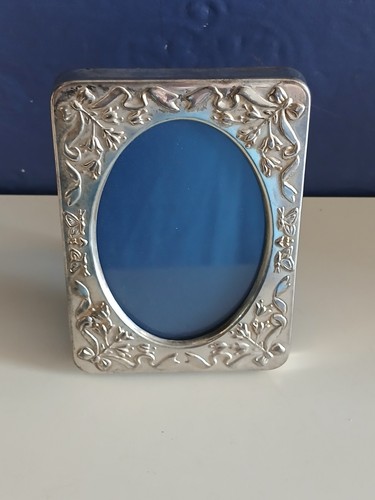 Vtg silver plated small frame - vtg,