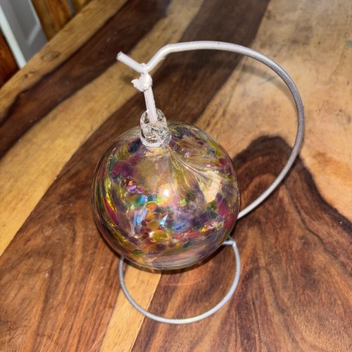 Hand blown iridescent - hand,
