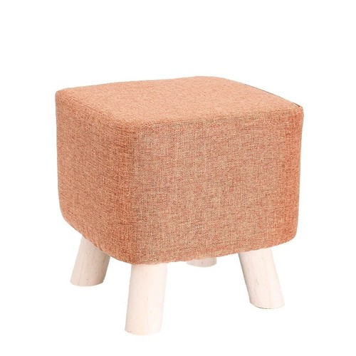 Small wooden footstool - wooden,