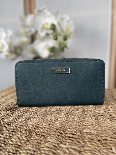 Dkny green safiano leather - dkny,