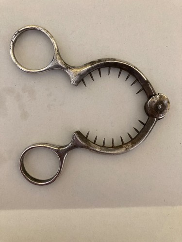 Antique scissor action - antique, egg