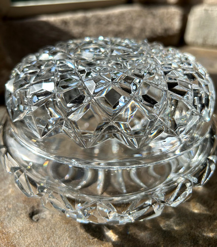 Vintage heavy cut crystal - vintage,