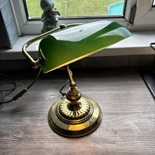 Vintage bankers Brass desk